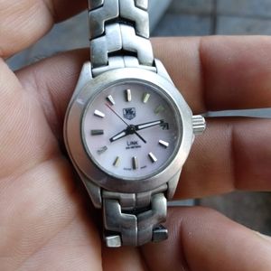 Tag Heuer mother of pearl ladies watch